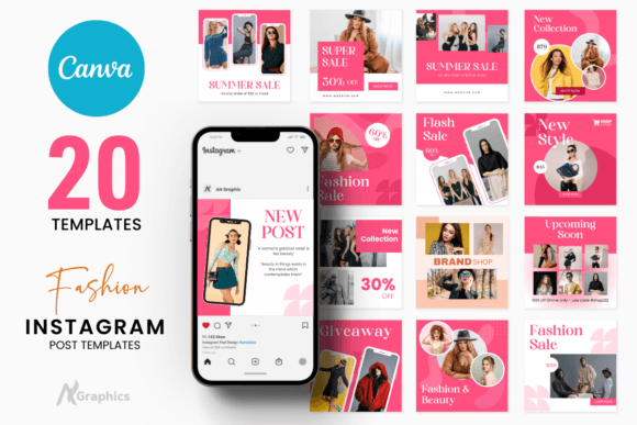 20 Fashion Instagram Post Templates for Effortless Style