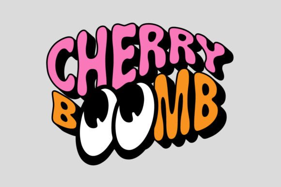 Cherry Bombs T-shirt Design Templates: Ignite Your Streetwear