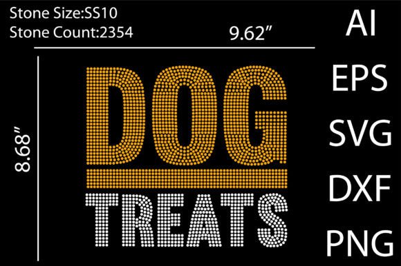 Dog Treats Rhinestone Templates: A Sparkling Design Asset