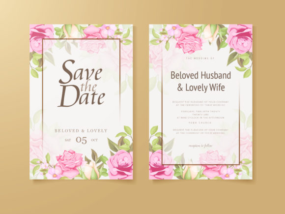 Elegant Floral Wedding Invitation Templates for a Timeless Look
