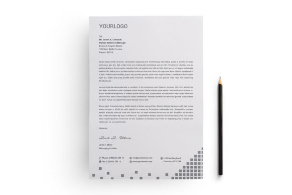 Elevate Your Brand with Minimalist Vector Letterhead Templates