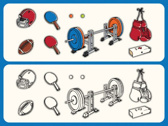 Energize Your Visuals with Sport Clip Art Sticker Templates