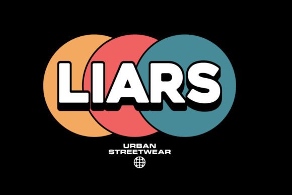 Liar Streetwear Design Templates: Beyond the Font