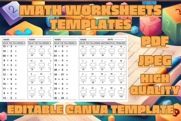 Math Worksheets Templates: Streamlining Math Practice