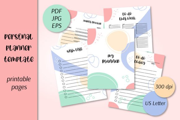 Organize Your Life with Charming Personal Planner Printable Templates