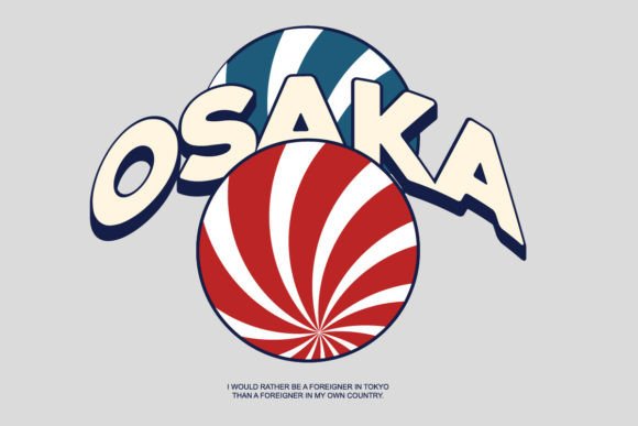 Osaka T-Shirt Design Templates: Aesthetic Quotes for Modern Streetwear