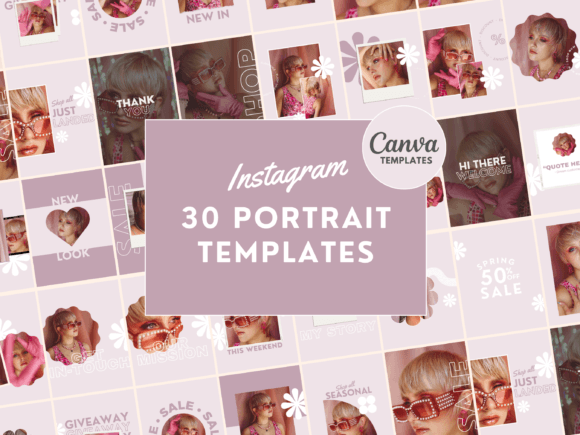 Pastel Pink Instagram Templates: A Softer Visual Strategy