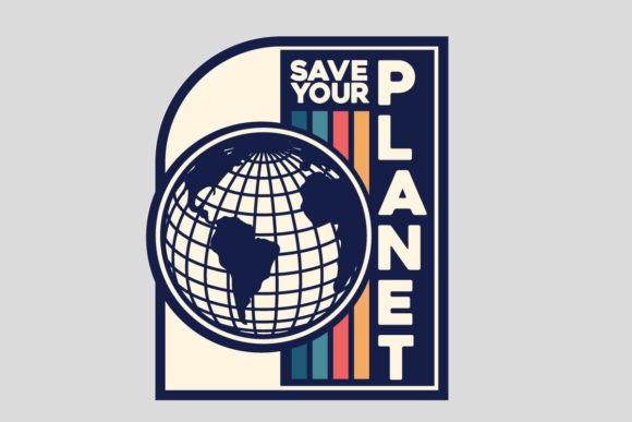 Save Planet T-Shirt Design Templates: Eco-Conscious Streetwear