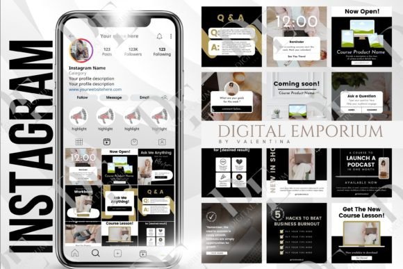 Transform Your Feed with 45 Editable Instagram Canva Templates