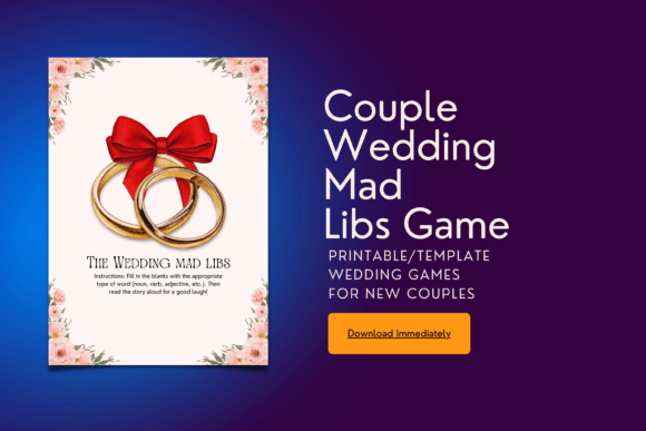Wedding Mad Libs Game: Customizable Canva Templates for Hilarious Wedding Fun